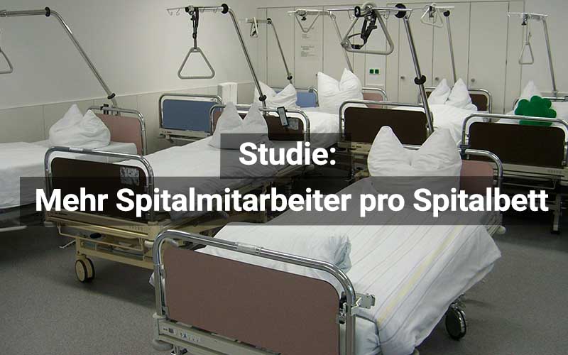 Mehr Spitalmitarbeiter Pro Spitalbett