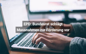 EPD Bundesrat Schlägt Massnahmen Zur Förderung Vor