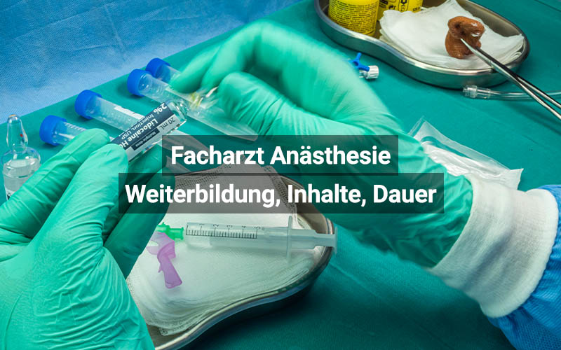 Facharzt Anästhesie