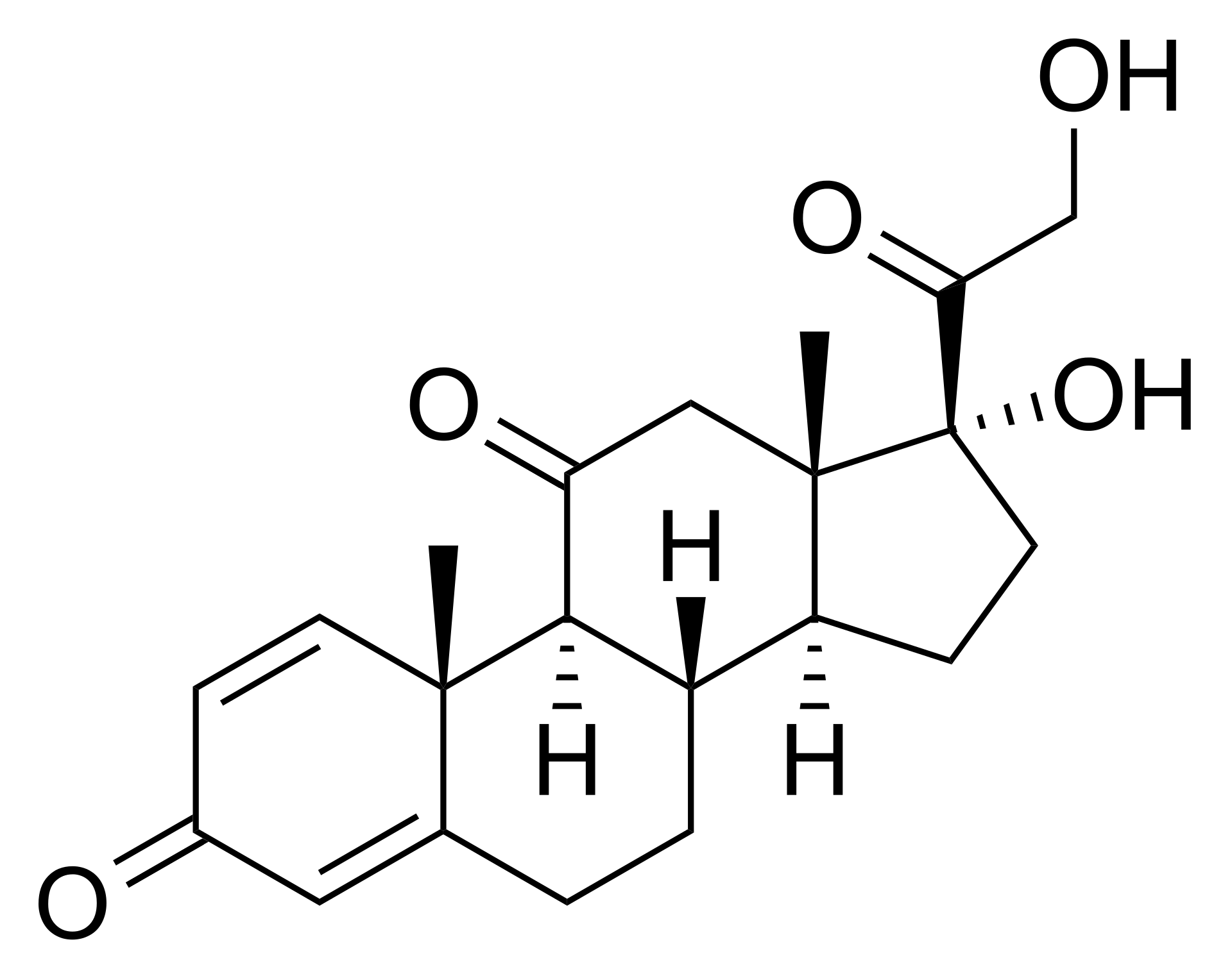 Prednisolon Chemische Struktur